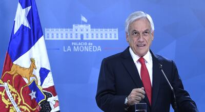 Sebastian Piñera, presidente de Chile.