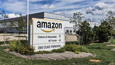 Centro de distribución de Amazon en Aurora, Illinois, Estados Unidos.