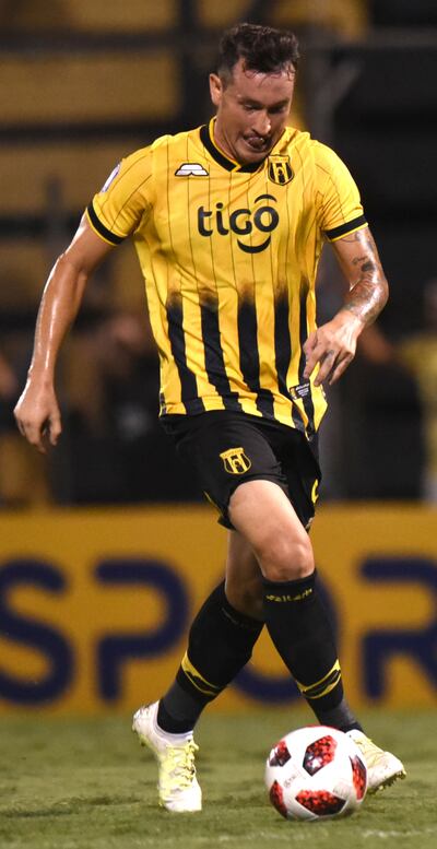 Fernando Fabián Fernández Acosta (28 años), una de las cartas de gol en el equipo copero de Guaraní.
