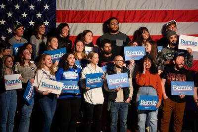 Apoyo al candidato Bernie Sanders