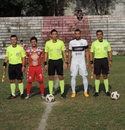 El emergente Paulino Palacios (C), de buena labor en el circuito de Ascenso, es uno de los designados para arbitrar en la semana 4 de la Copa Paraguay.