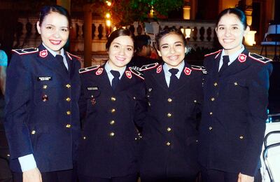 Belén Fariña, Tatiana Chaparro, Vanessa Villalba y Melisa Duarte.
