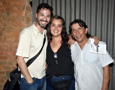Jorge Brítez, Anahí Zaldívar y Ryan Mussi.
