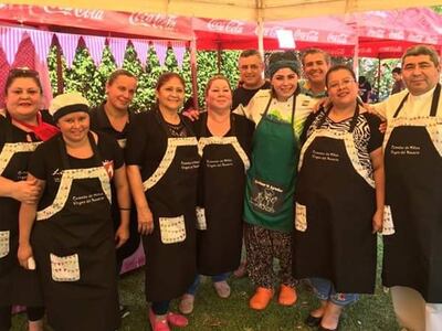 Voluntarios del comedor “Villa Virgen del Rosario”.