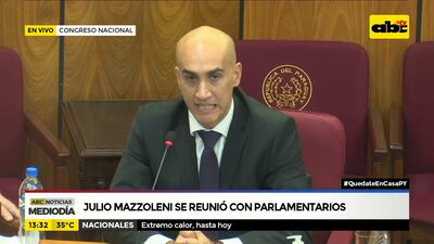 Julio Mazzoleni se reunió con miembros del Congreso Nacional.