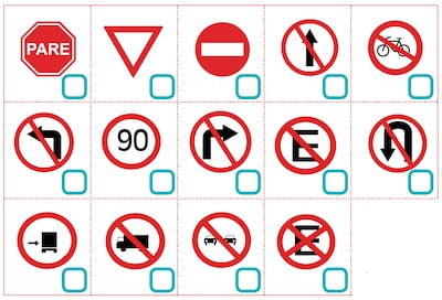 Señales de reglamentación