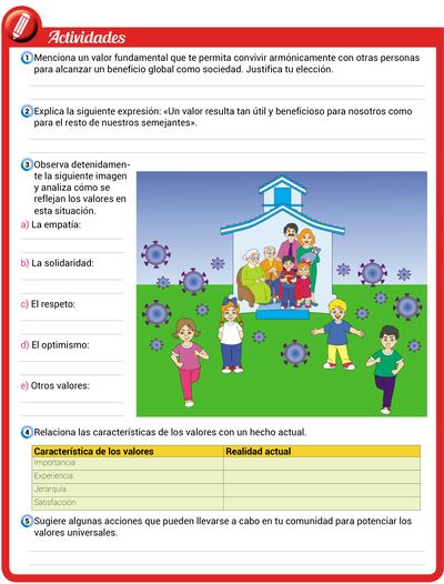 Los valores humanos
