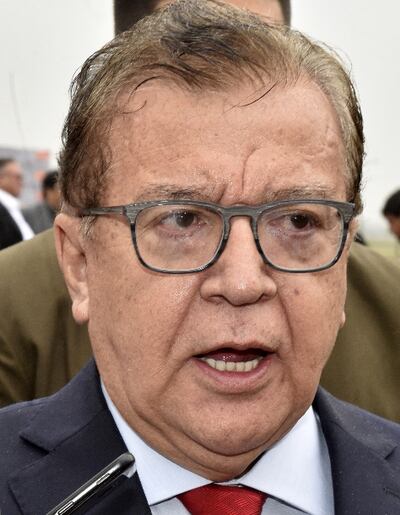 Nicanor Duarte Frutos, expresidente y actual director de la Entidad Binacional Yacyretá.