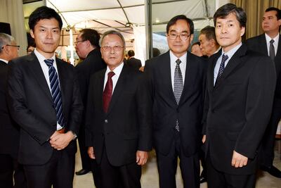 Yuichi Matsoera, Isao Taoka, Yuichi Tanaka y Francisco Ogura.