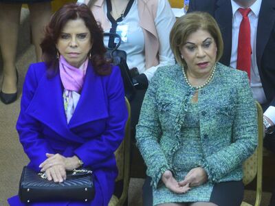 Miryam Peña y Gladys Bareiro de Módica.