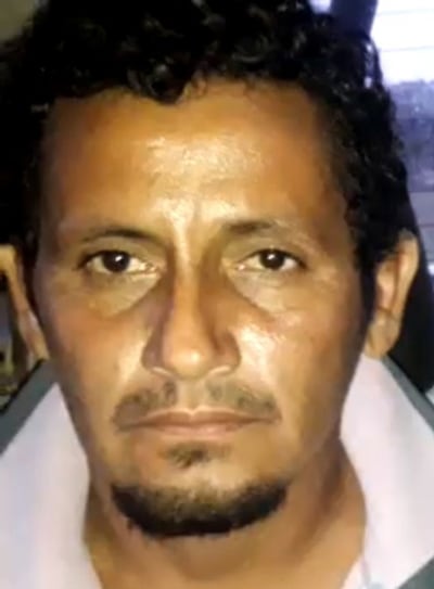 José Rosa Vera Medina, capturado.