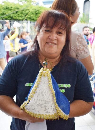 Cirila Quintana hizo votos porque el mensaje de Mons. Valenzuela llegue a los gobernantes y toque sus corazones.