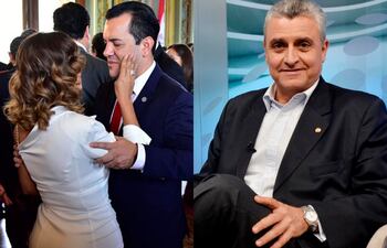 Rodolfo Friedmann (izq.), ministro del MAG, y Juan Ernesto Villamayor, ministro del Interior.