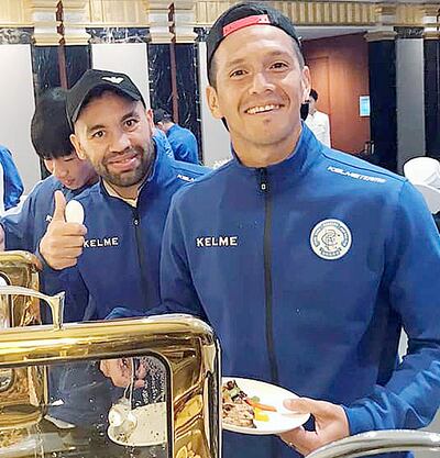 César  Leguizamón Arce, en Hong Kong.