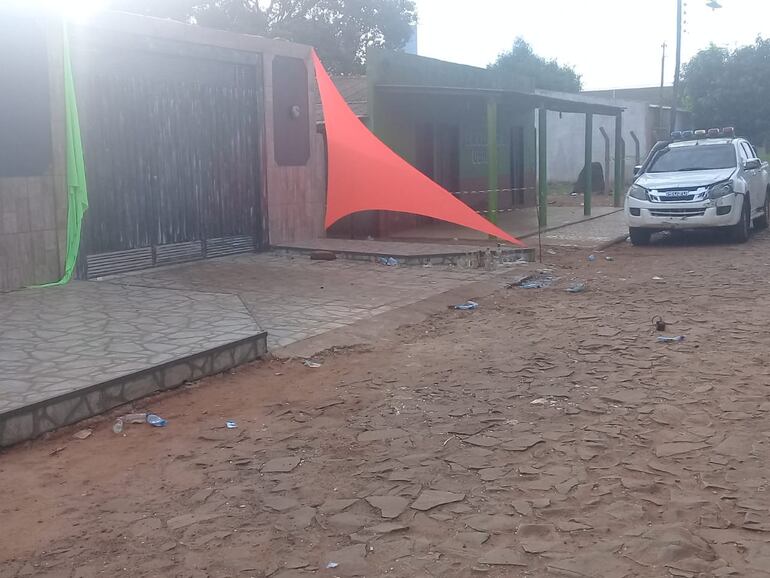 Sitio en donde ocurrió la balacera.