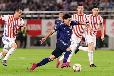 Japón derrotó a Paraguay en un amistoso en Kashima.