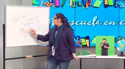 Uno de los mensajes reiterados en el programa ¡Tu escuela en casa! tiene que ver con quedarse en el hogar compartiendo con los padres. ¡Y a lavarse las manos!