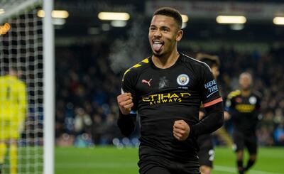 Gabriel Jesús celebrando uno de sus goles.