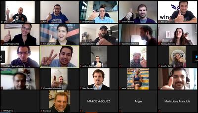 Integrantes de la red Pymela en reunión virtual afinan detalles de la transmisión online que se iniciará mañana y durará 7 días.