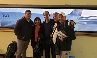 Los integrantes de Euterpe, antes de partir para Europa.