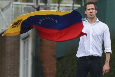 El líder opositor venezolano Juan Guaidó.