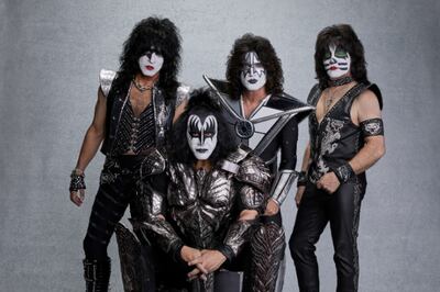 La banda estadounidense Kiss.º