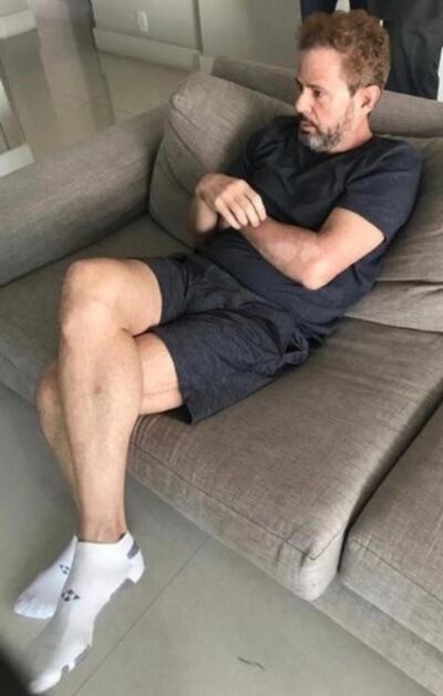 Cabello teñido, barba y hasta retoques en la nariz. Así se veía Darío Messer al ser detenido.