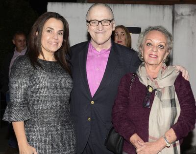 Miriam de Castiglioni, Nicolás Latourrette Bo y Rossana Bo de López Moreira.