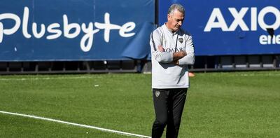 Gustavo Alfaro, técnico de Boca Juniors.