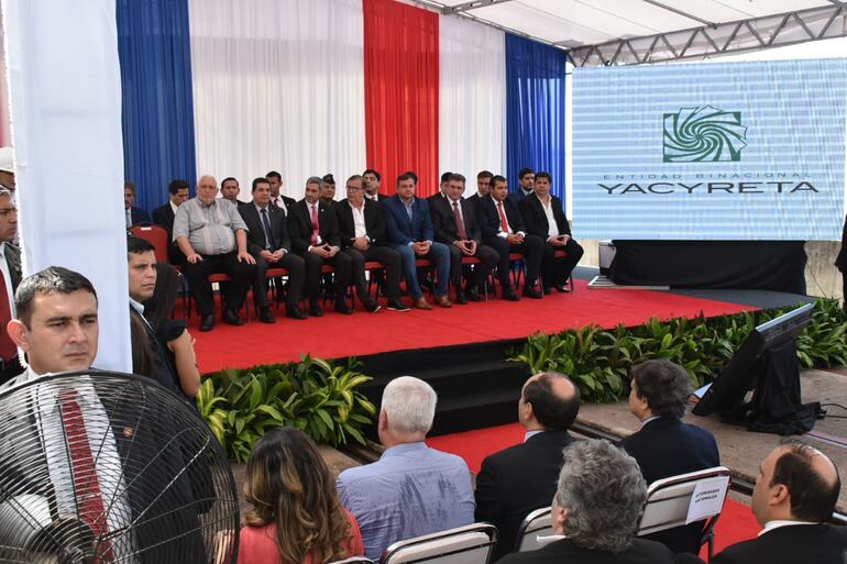 El acto contó con la presencia del presidente Mario Abdo Benítez.