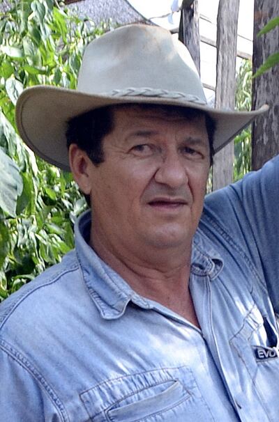 Ciro González, horticultor de Alto Paraná.