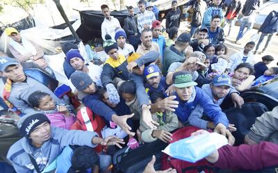 Venezolanos afectados por la crisis.