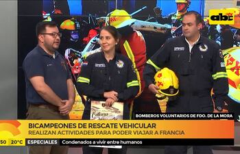 Bicampeones de rescate vehicular