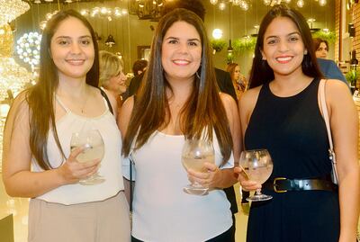 Luz Méndez, Tamara Florentín y Alejandra Duarte.