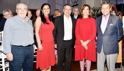 Agustín Carrizosa, Sannie Romero, Hugo Cáceres, Teresa  Rivarola de Velilla y Eduardo Felippo.