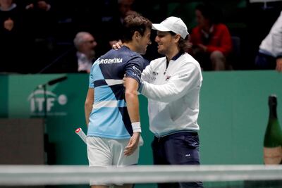 Guido Pella consiguió una victoria para Argentina.
