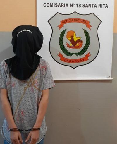 El joven pudo ser interceptado tras una persecución.