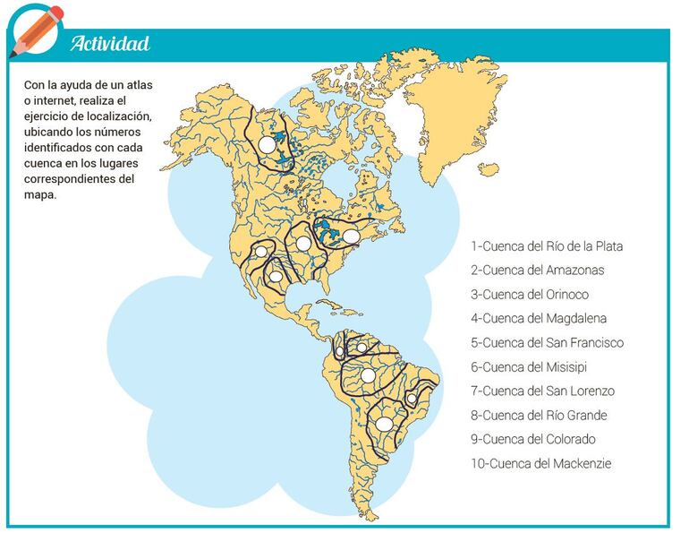 mapa del río mackenzie