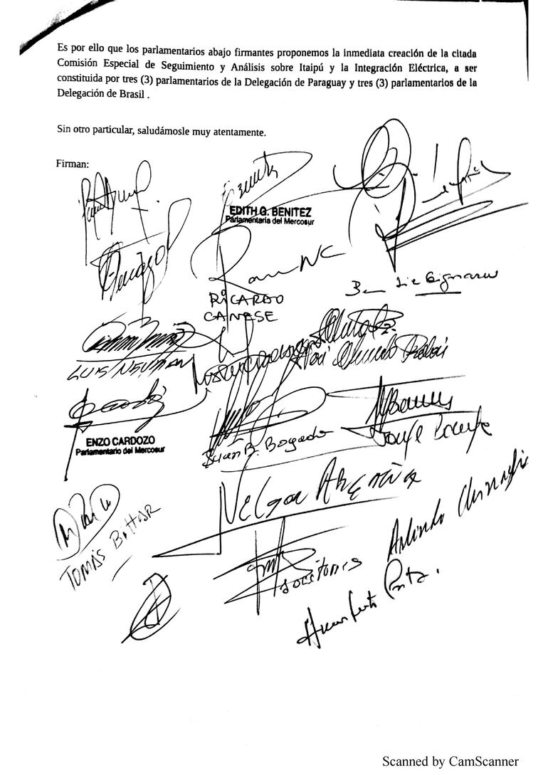 Pedido de conformación de comisión especial en el Parlasur.