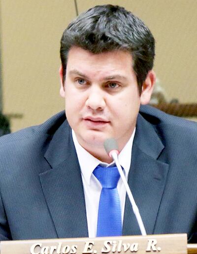 El diputado Carlos Silva (PLRA), uno de los autores del proyecto de ley de distribución de royalties para reforestación.