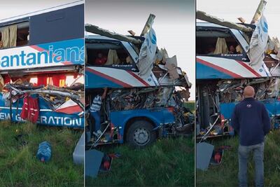 Accidente de tránsito en Argentina.