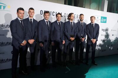 El equipo de España para la Copa Davis.