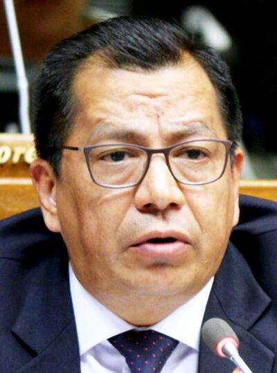 Tadeo Rojas (ANR, cartista), exministro del Interior durante la presidencia de Horacio Cartes.