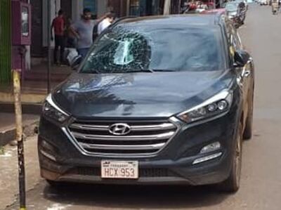 El incidente ocurrió en pleno microcentro de Ciudad del Este.