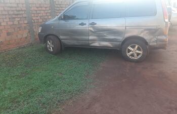 El furgón quedó incautado en la comisaría local.