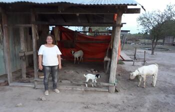 Ya no queda nada de las pertenencias que tenían dentro de la tierra, pero lo importante es que pudieron volver a poner los pies en su propiedad.