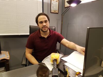 Abogado laboralista César Bernal.