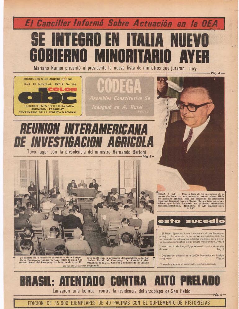 6 de agosto de 1969