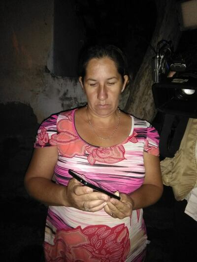 Doña Delia es una de las 223.000 "notificadas" sobre la ayuda, pero que no recibe aún el beneficio.