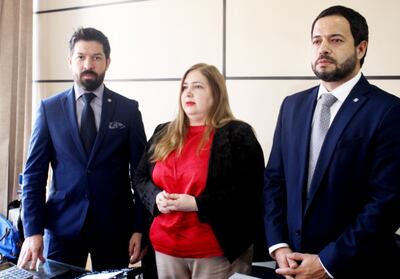Osmar Legal, Liliana Alcaraz y Francisco Cabrera, los fiscales que investigan el caso Messer.